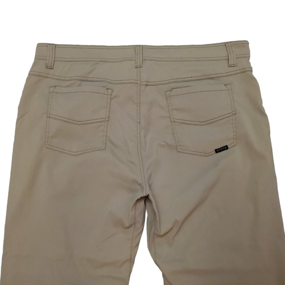 prAna Slim Fit 38x32 (Meas 38x27 11.5") Beige Outdoor Hiking *Hemmed* Pants A17 - Picture 5 of 9